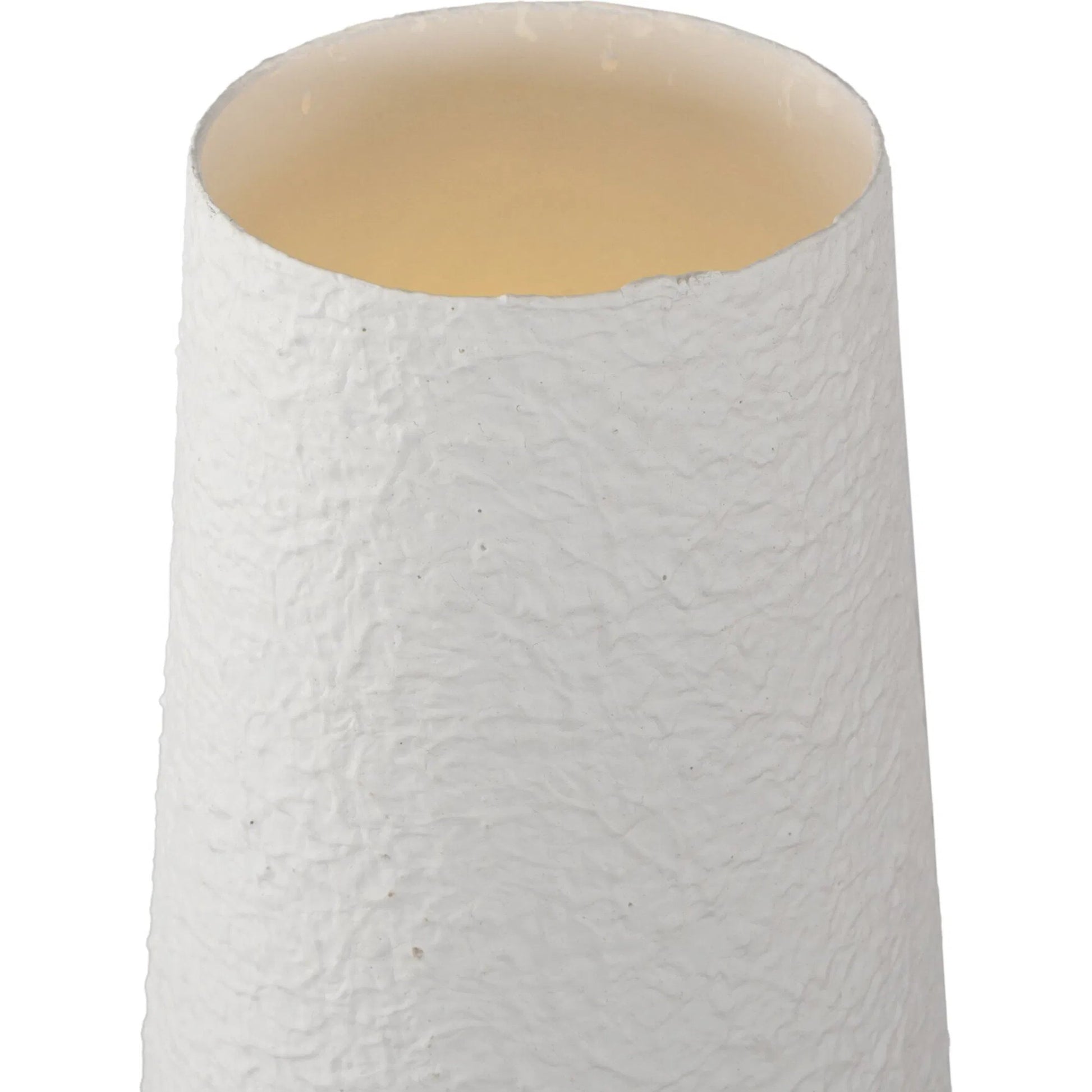 Vincennes Chandelier by Four Hands in matte white plaster. Made from iron in a unique style.