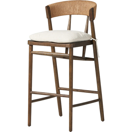 Buxton Bar Stool by Four Hands. Made from unique in a rustic style.