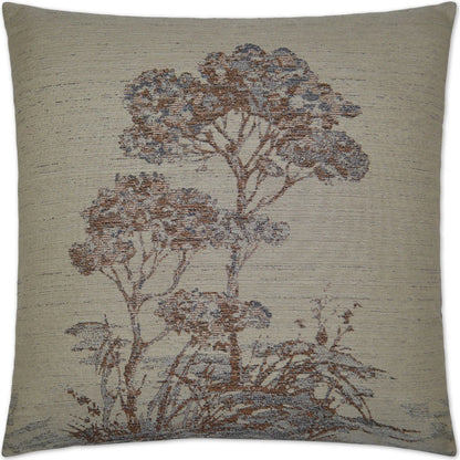 Wheaton Pillow by DV Kap Home in brown. Made from 62.36% rayon, 30.01% polyester. 7.63% pcrpoly in a cottage & farmhouse style.