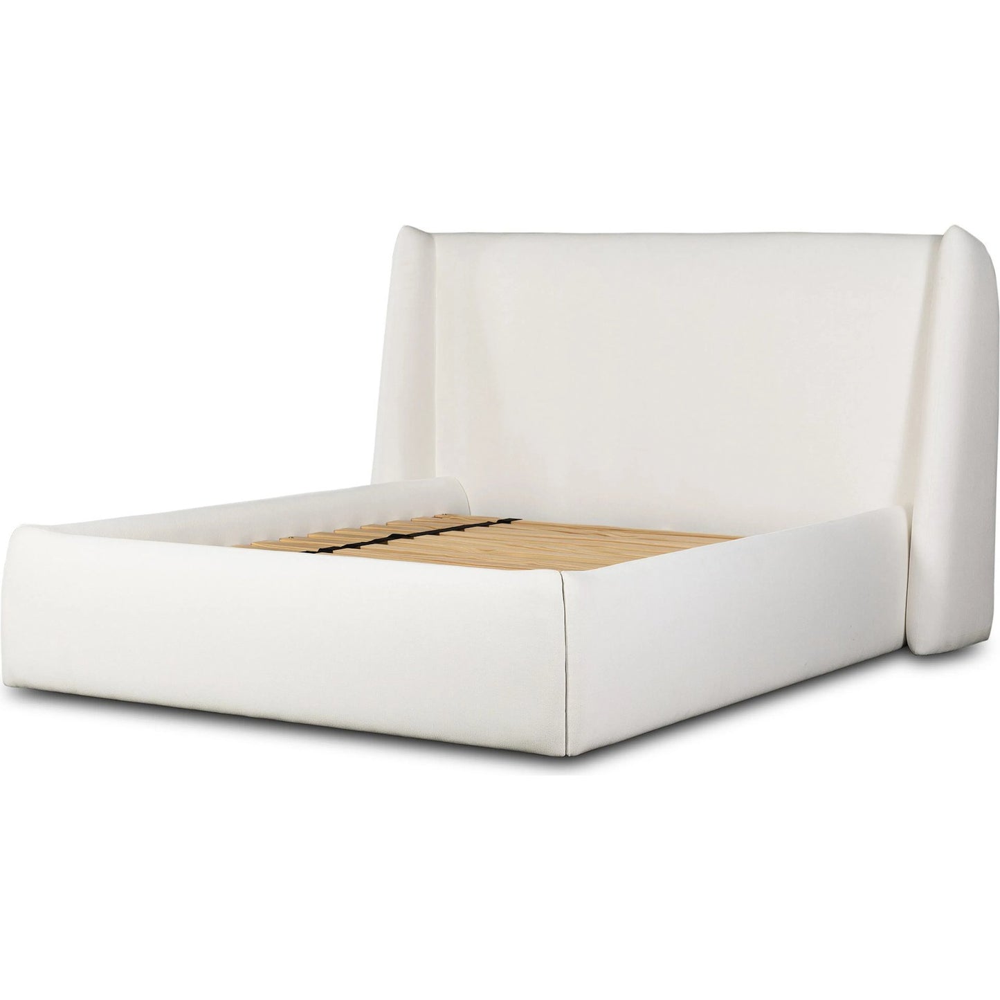 006 SI-2446580,SI-2446581 | Additional Silo | Hexley Bed by Four Hands in crypton nomad marshmallow. Made from 92% polyester, 8% flax/linen in a transitional style.