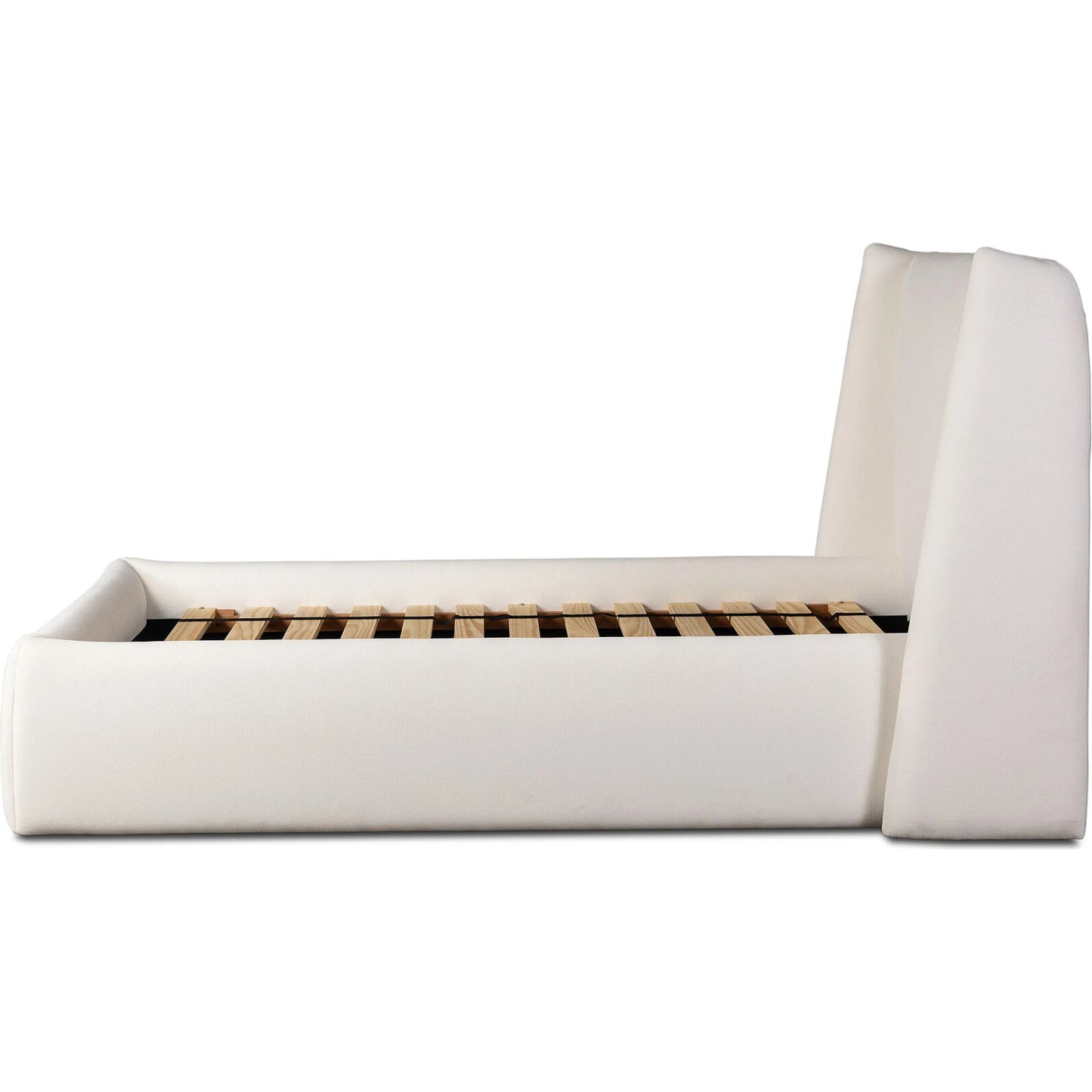 007 SI-2446580,SI-2446581 | Additional Silo | Hexley Bed by Four Hands in crypton nomad marshmallow. Made from 92% polyester, 8% flax/linen in a transitional style.