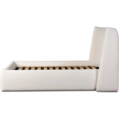 Hexley Bed by Four Hands in crypton nomad marshmallow. Made from 92% polyester, 8% flax/linen in a transitional style.