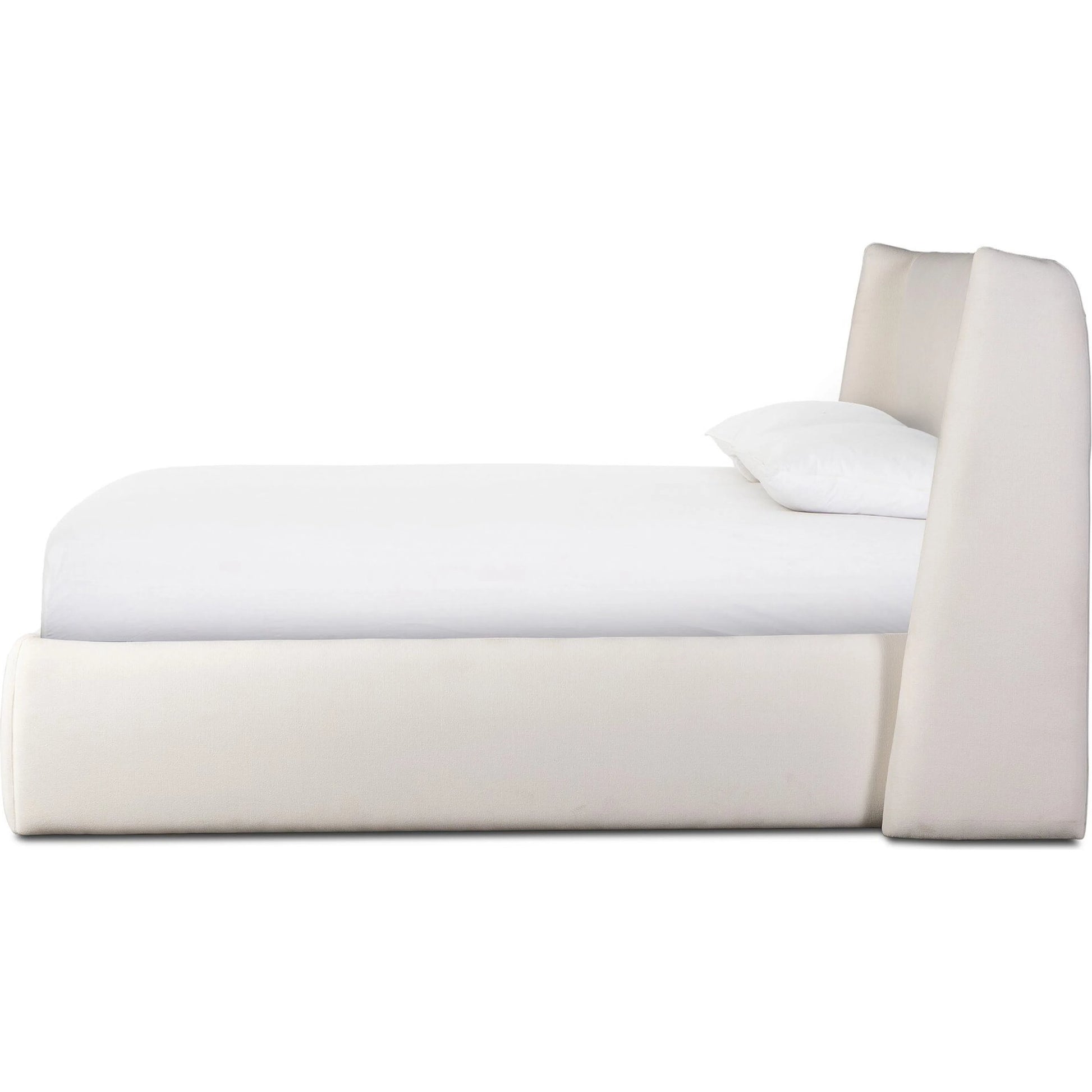 Hexley Bed by Four Hands in crypton nomad marshmallow. Made from 92% polyester, 8% flax/linen in a transitional style.