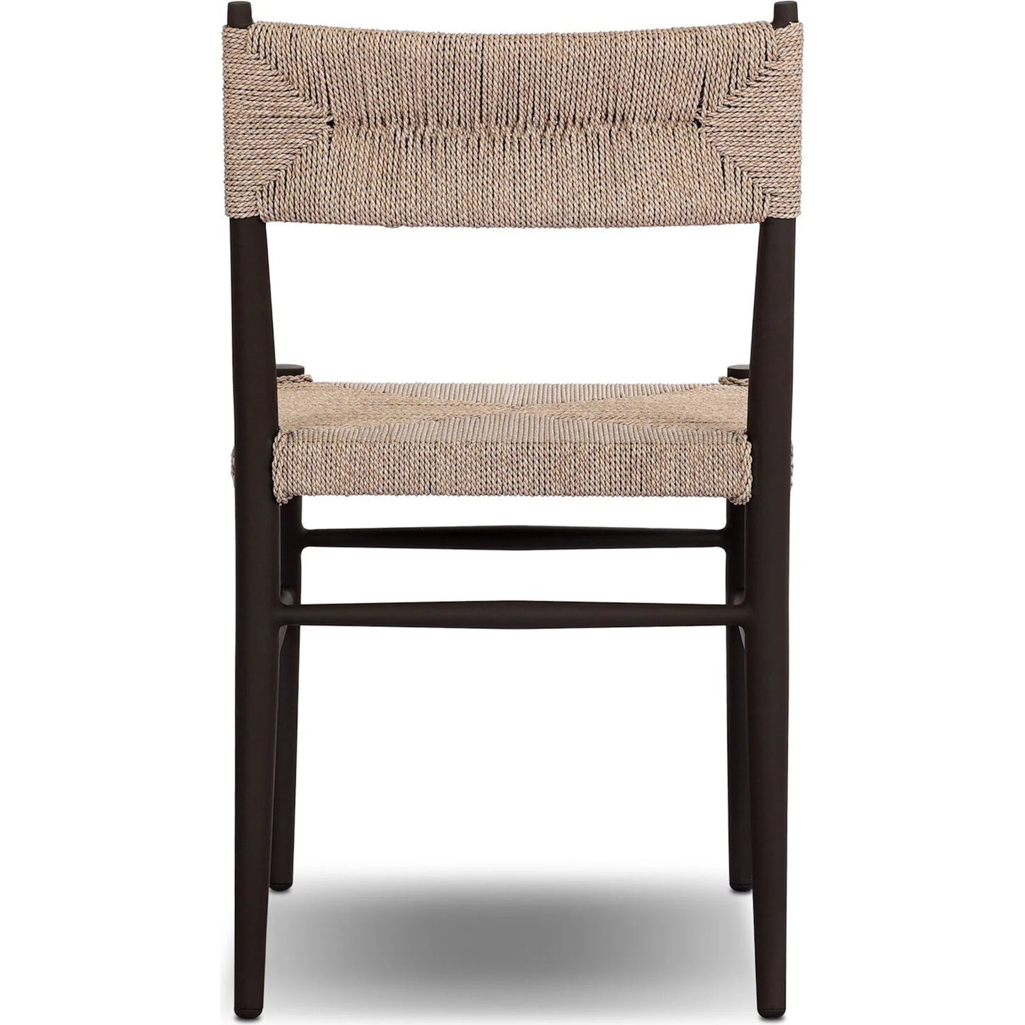 004 SI-2327576 | Additional Silo | Lomas Outdoor Metal Dining Chair by Four Hands in textured dune, bronze. Made from 100% polyethylene, iron in a unique style.
