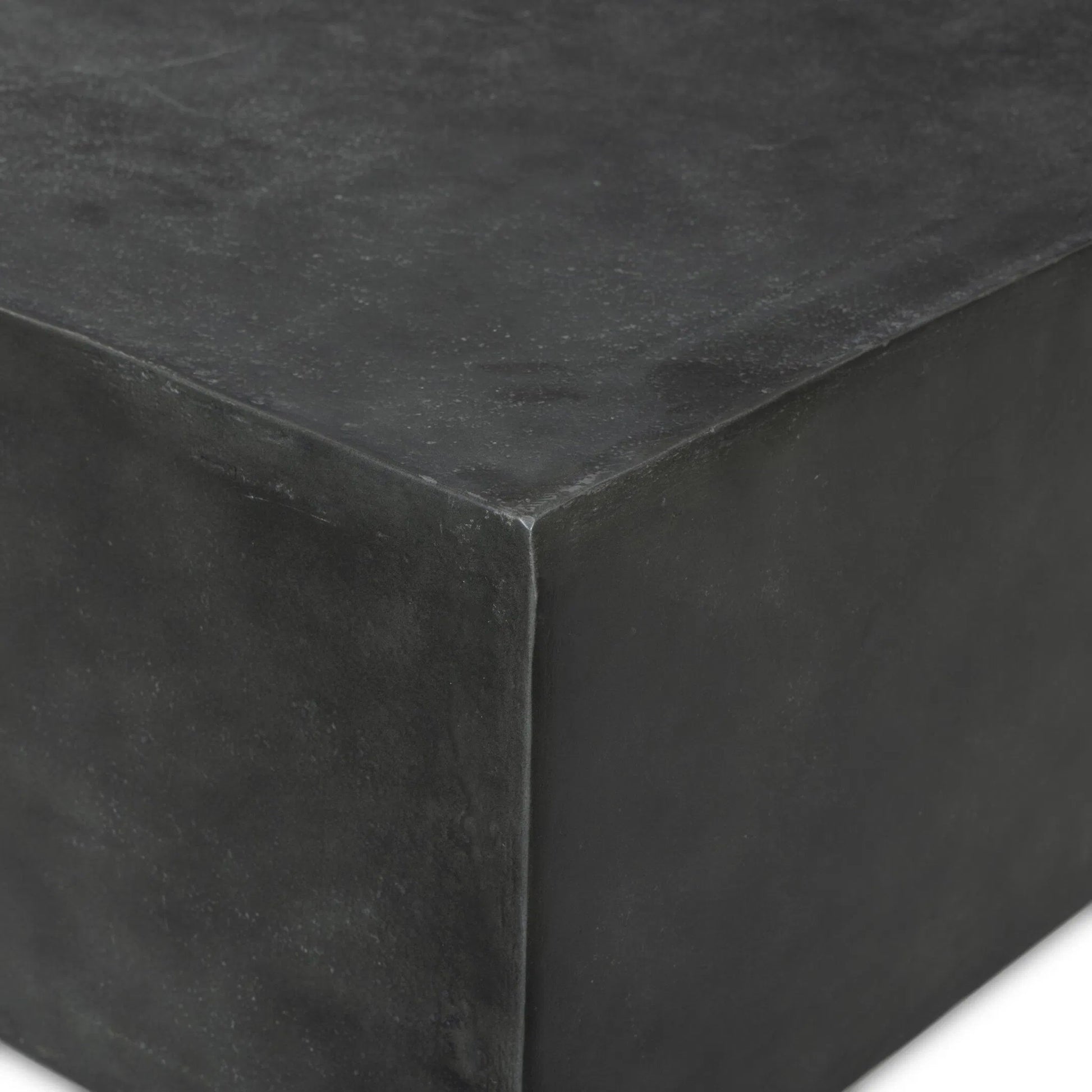 Graso Outdoor Coffee Table by Four Hands in aged grey. Made from aluminum in a unique style.