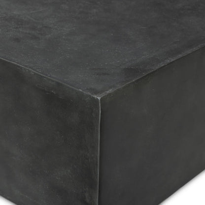 Graso Outdoor Coffee Table by Four Hands in aged grey. Made from aluminum in a unique style.