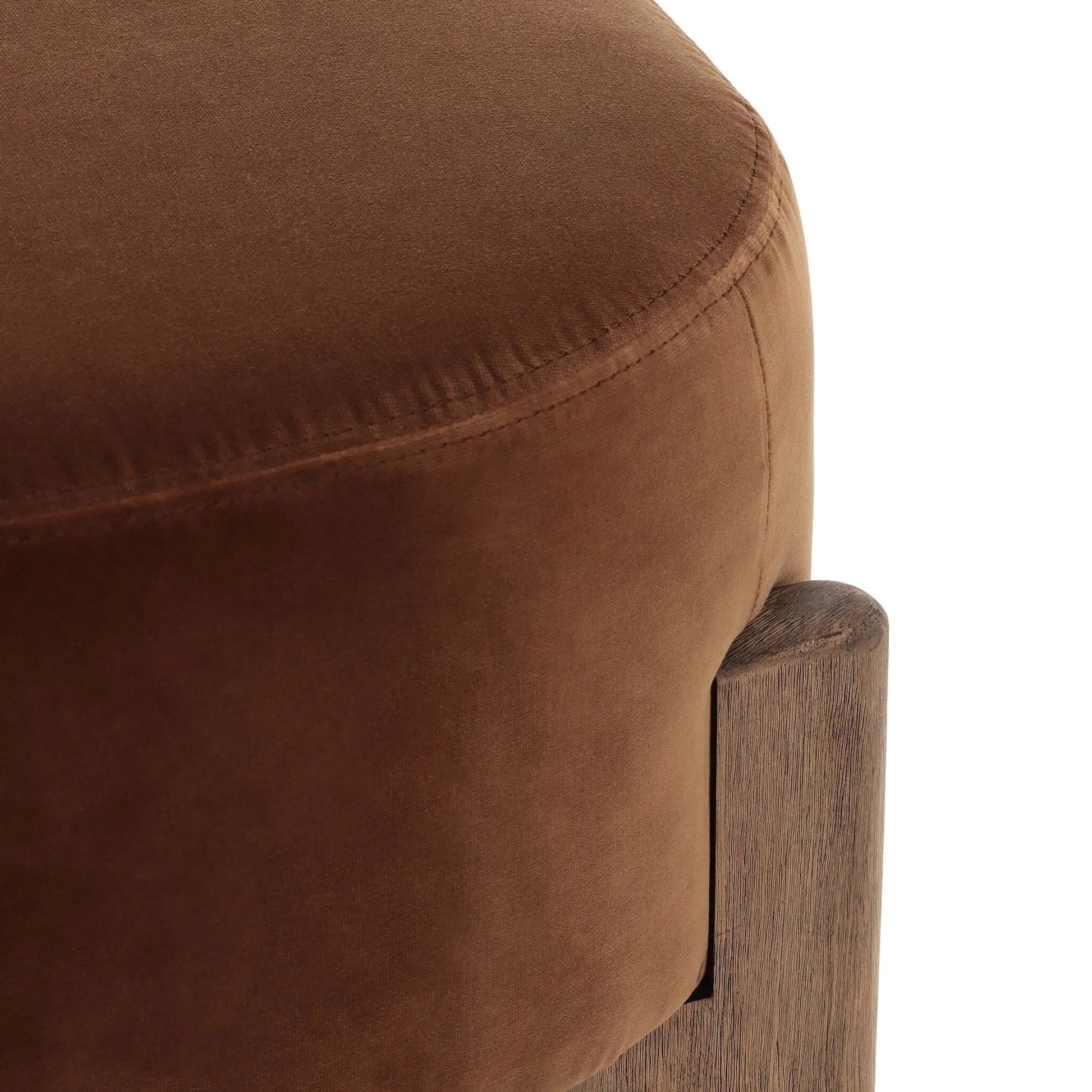 Kirby Accent Stool by Four Hands. Made from unique in a transitional style.