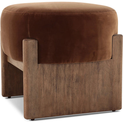 Kirby Accent Stool by Four Hands. Made from unique in a transitional style.