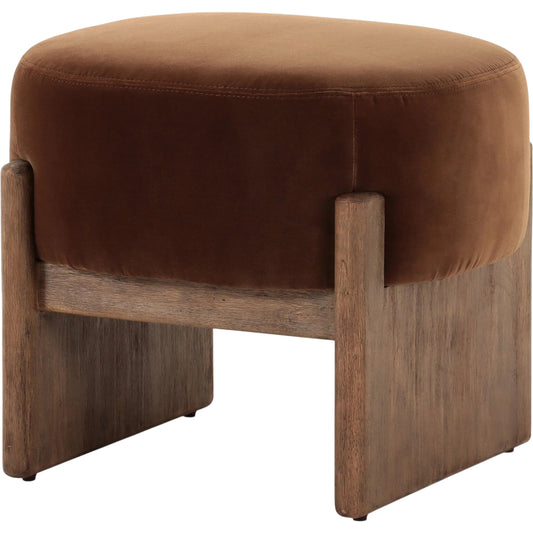 Kirby Accent Stool by Four Hands. Made from unique in a transitional style.