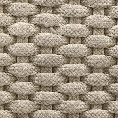 Delano Outdoor Metal Chair by Four Hands in ivory rope, bronze. Made from 100% polypropylene, aluminum in a unique style.
