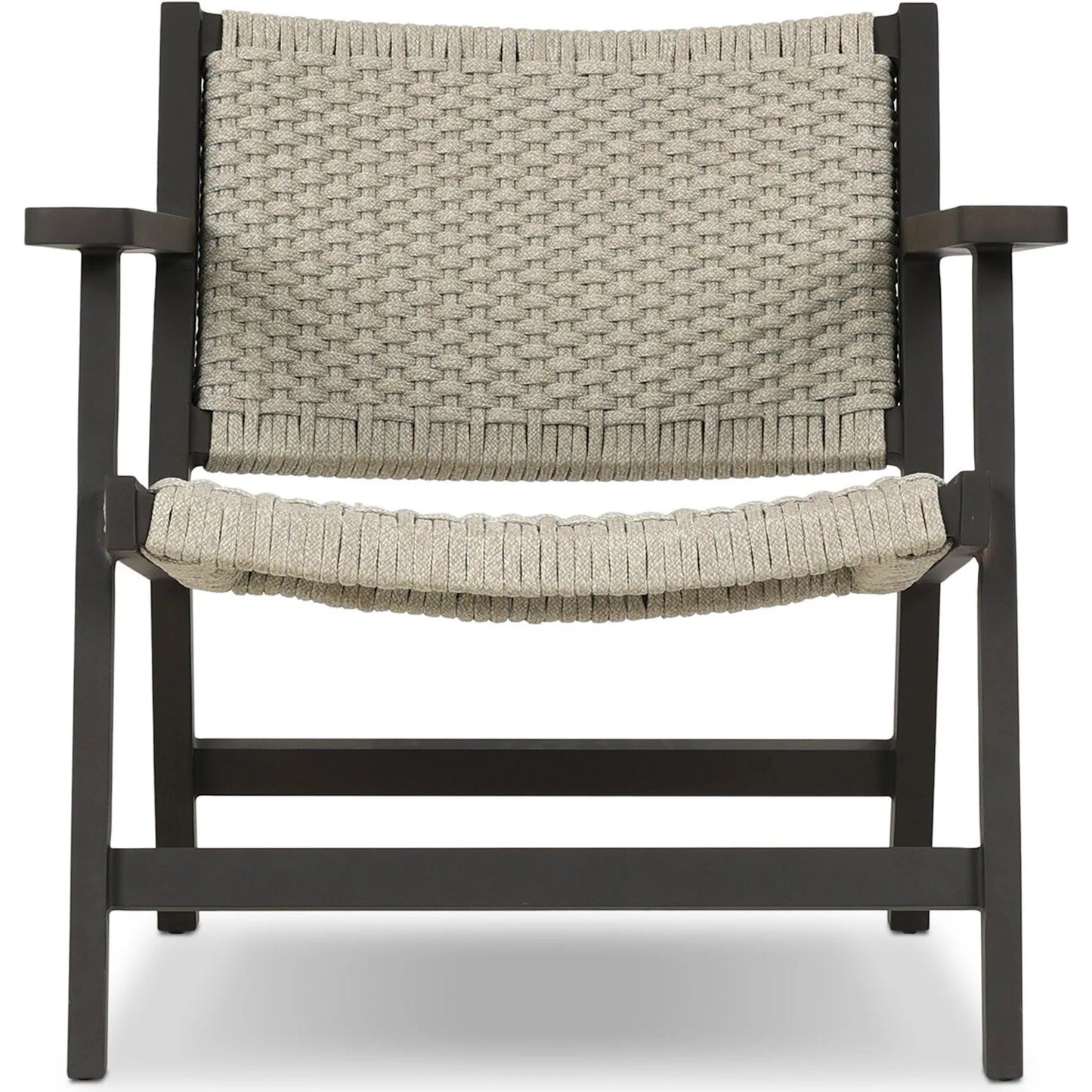 002 SI-2534930 | Additional Silo | Delano Outdoor Metal Chair by Four Hands in ivory rope, bronze. Made from 100% polypropylene, aluminum in a unique style.