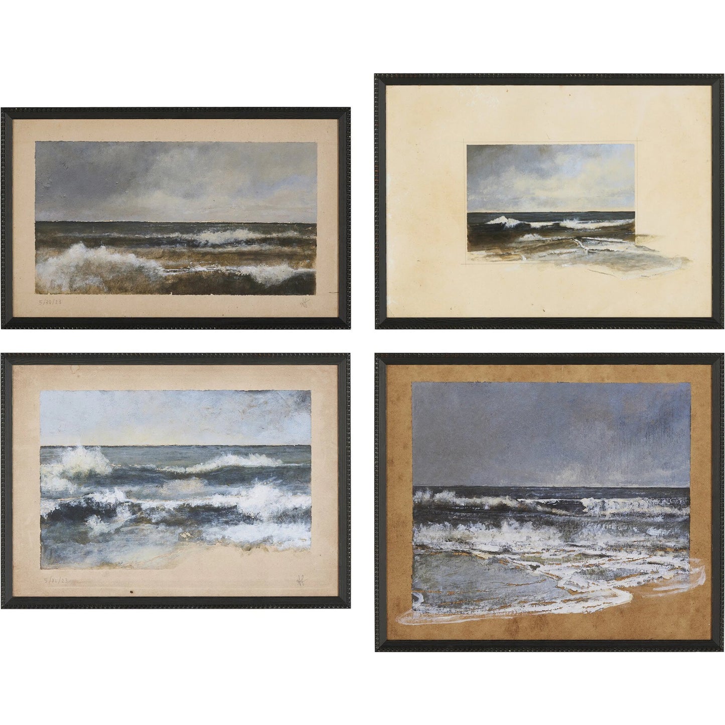 001 SI-2191613 | Primary Silo | Ok To Spill Set by Aileen Fitzgerald by Four Hands in 1.0 brimfield black, white. Made from decorative weathered black pine, matte paper in a modern style.