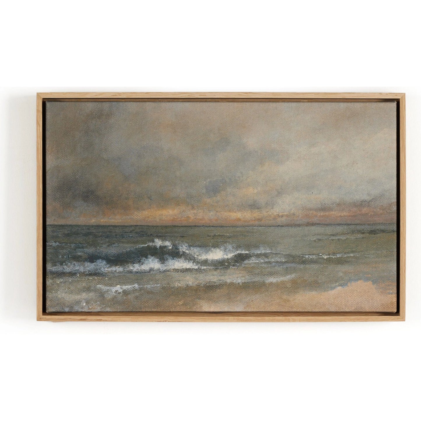 002 SI-2191614 | Primary Silo | Breakthrough Set by Aileen Fitzgerald by Four Hands in vertical grain white oak floater, fredrix 558 raw canvas. Made from vertical grain white oak floater, raw canvas in a modern style.