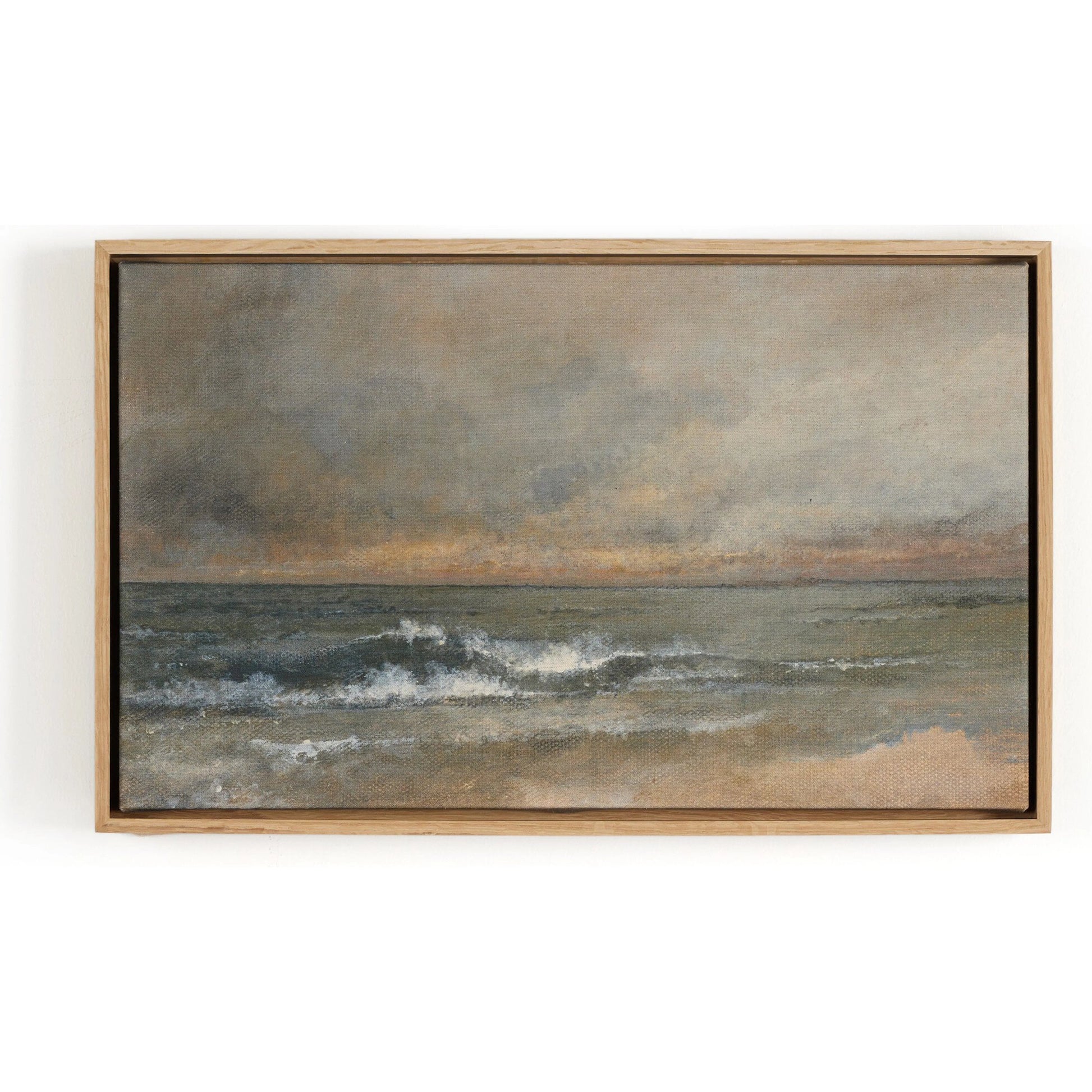 Breakthrough Set by Aileen Fitzgerald by Four Hands in vertical grain white oak floater, fredrix 558 raw canvas. Made from vertical grain white oak floater, raw canvas in a modern style.
