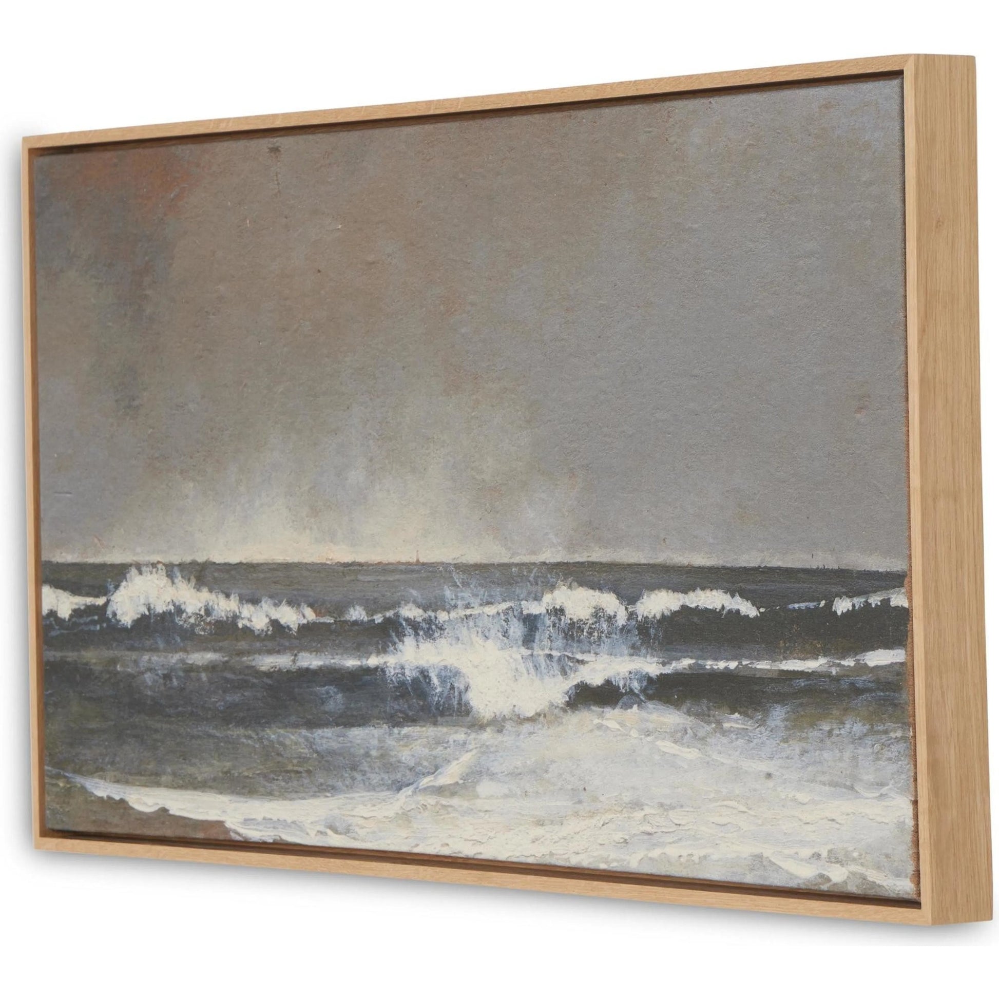 Breakthrough Set by Aileen Fitzgerald by Four Hands in vertical grain white oak floater, fredrix 558 raw canvas. Made from vertical grain white oak floater, raw canvas in a modern style.