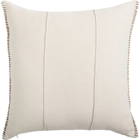 Calvin Outdoor Pillow by Four Hands in bombay flax. Made from 100% hemp in a transitional style.