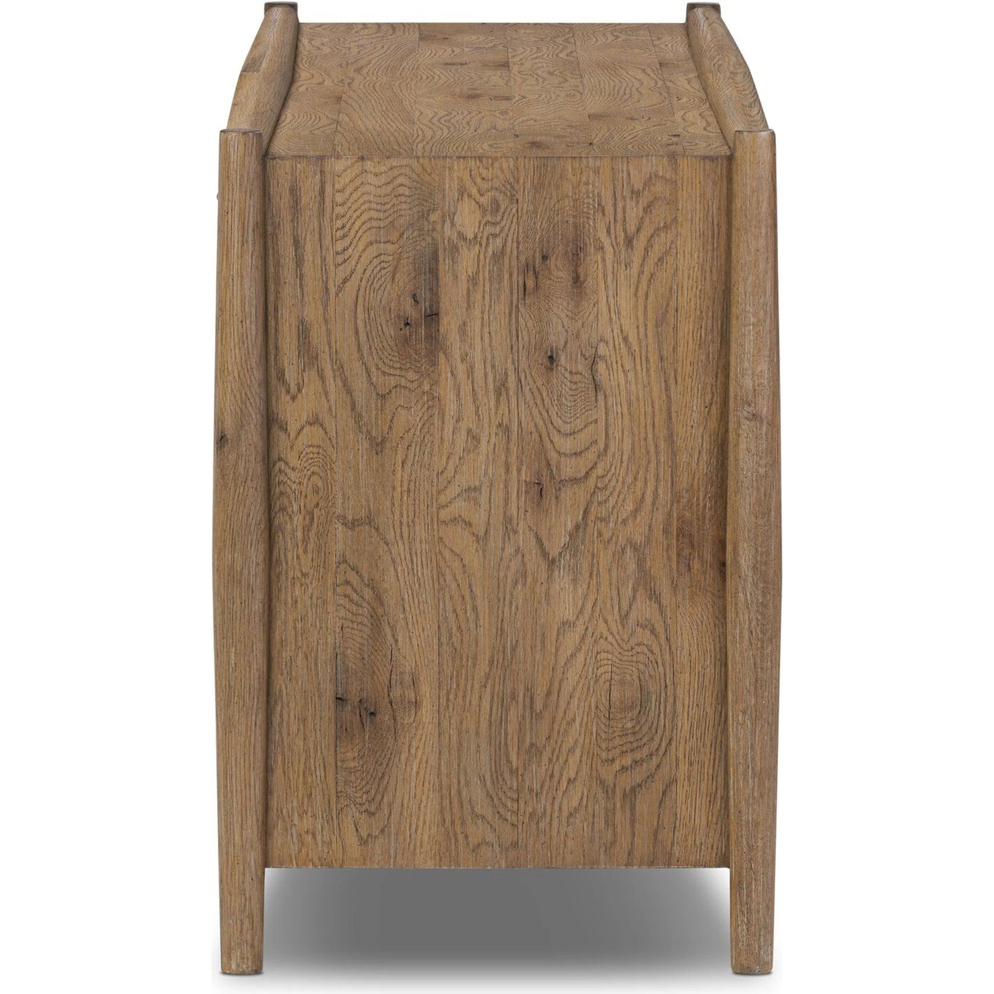 003 SI-2519181 | Additional Silo | Glenview 4 Door Sideboard by Four Hands in weathered oak, weathered oak veneer. Made from solid oak, thick oak veneer in a traditional style.