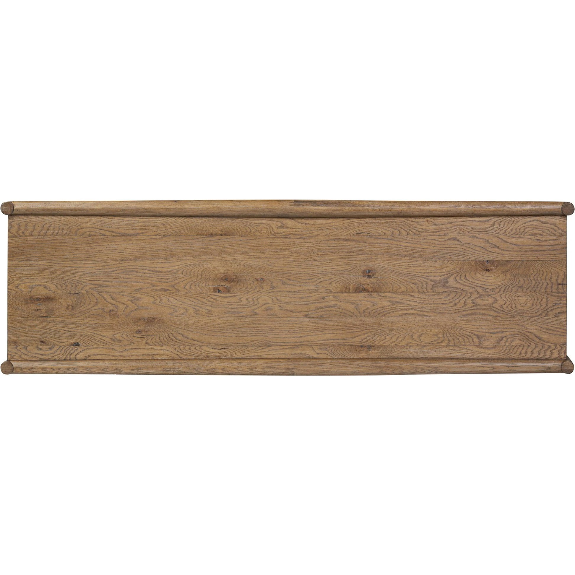 Glenview 4 Door Sideboard by Four Hands in weathered oak, weathered oak veneer. Made from solid oak, thick oak veneer in a traditional style.