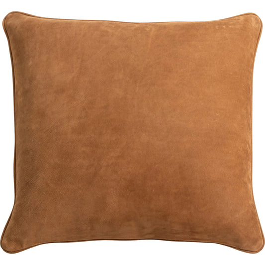 Olsen Pillow by Four Hands. Made from top grain leather, 100% polyester in a traditional style.