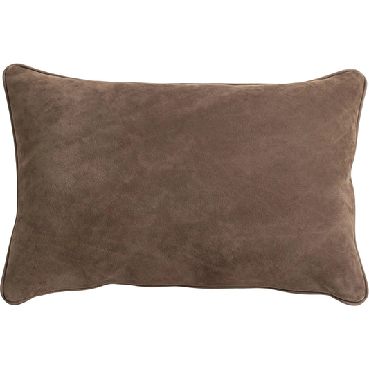 Olsen Pillow by Four Hands. Made from top grain leather, 100% polyester in a traditional style.