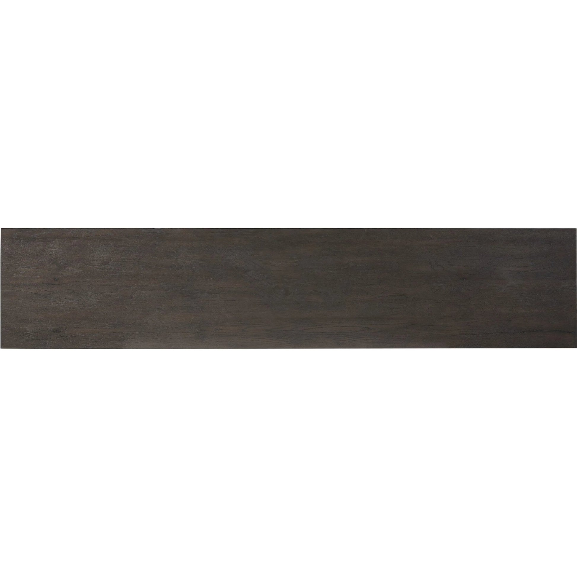 Tuscola Sideboard by Four Hands in smoked black, black paper cord. Made from solid oak, rush in a unique style.