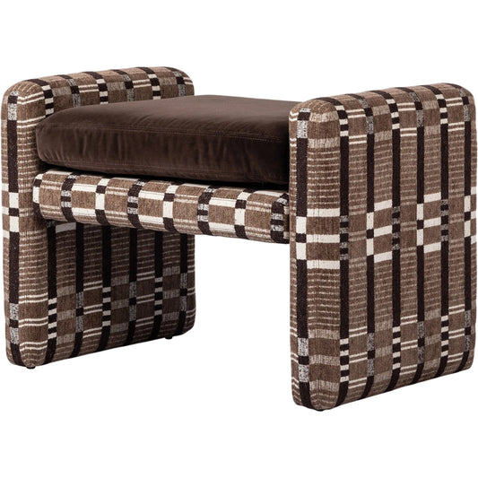 Serena Ottoman by Four Hands. Made from unique in a transitional style.