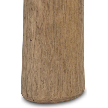 Juno Coffee Table by Four Hands in tempered glass, drifted oak veneer. Made from tempered glass, thick oak veneer in a transitional style.