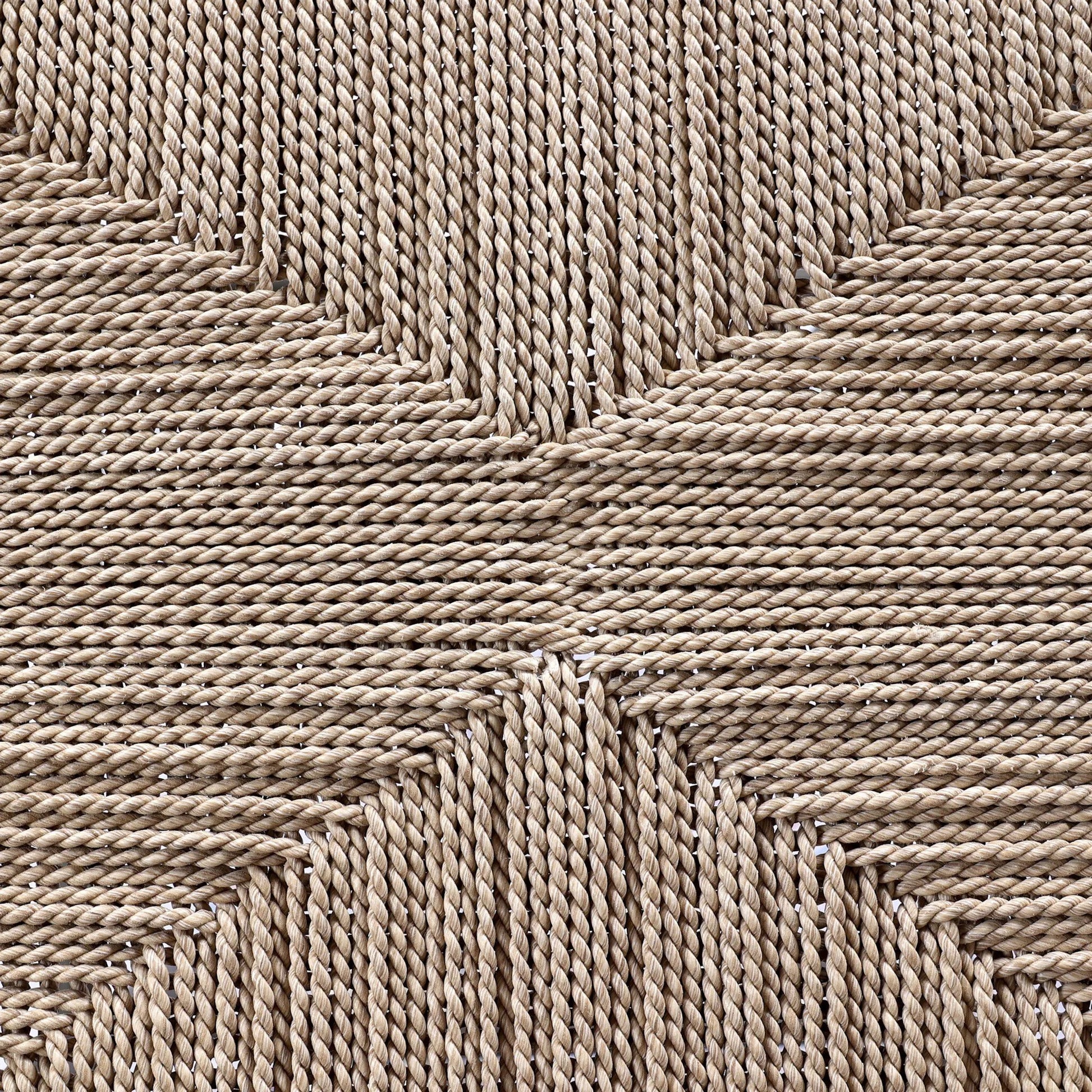 Lomas Outdoor Bar Stool by Four Hands in textured dune, bronze. Made from 100% polyethylene, iron in a unique style.