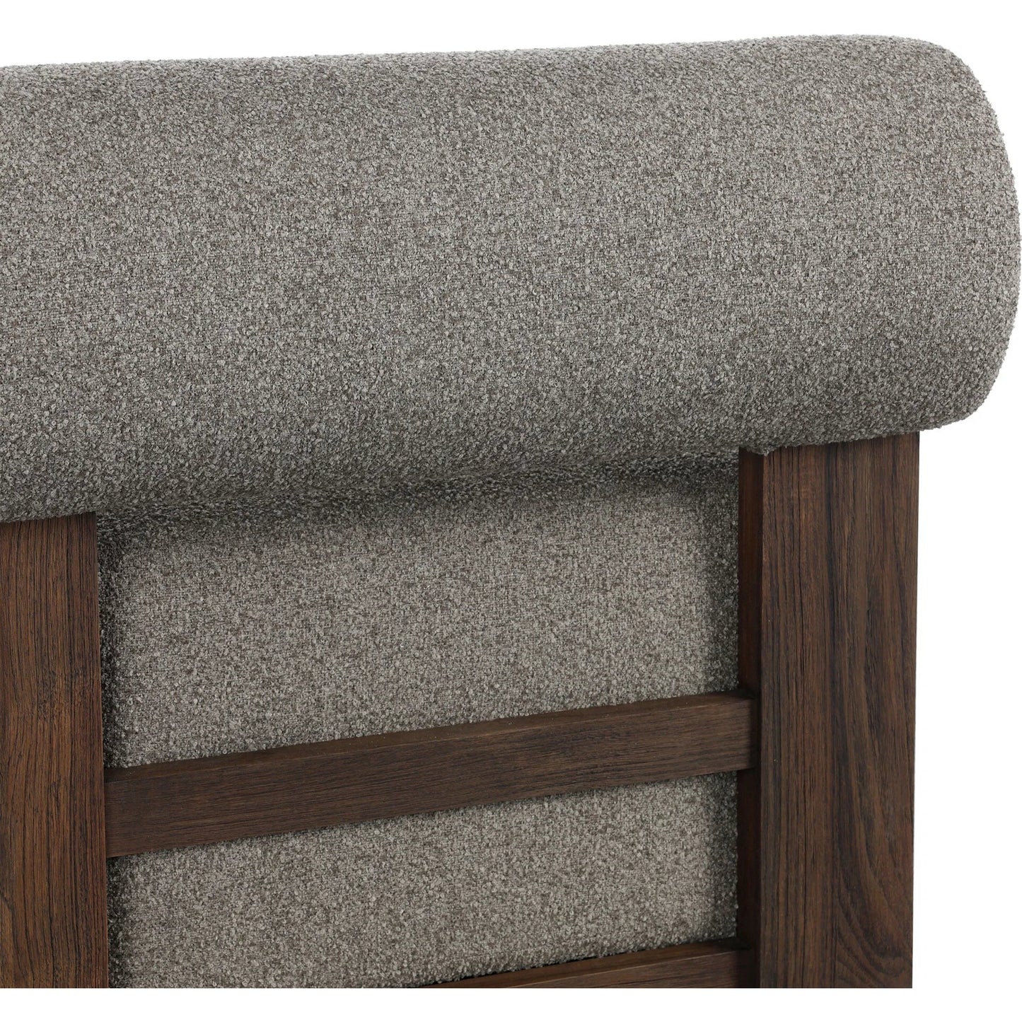 019 SI-2535210 | Closeup | Malta Outdoor Swivel Chair by Four Hands in lera fawn, stained saddle brown, fsc. Made from 100% polypropylene, solid fscâ®, certified teak in a transitional style.