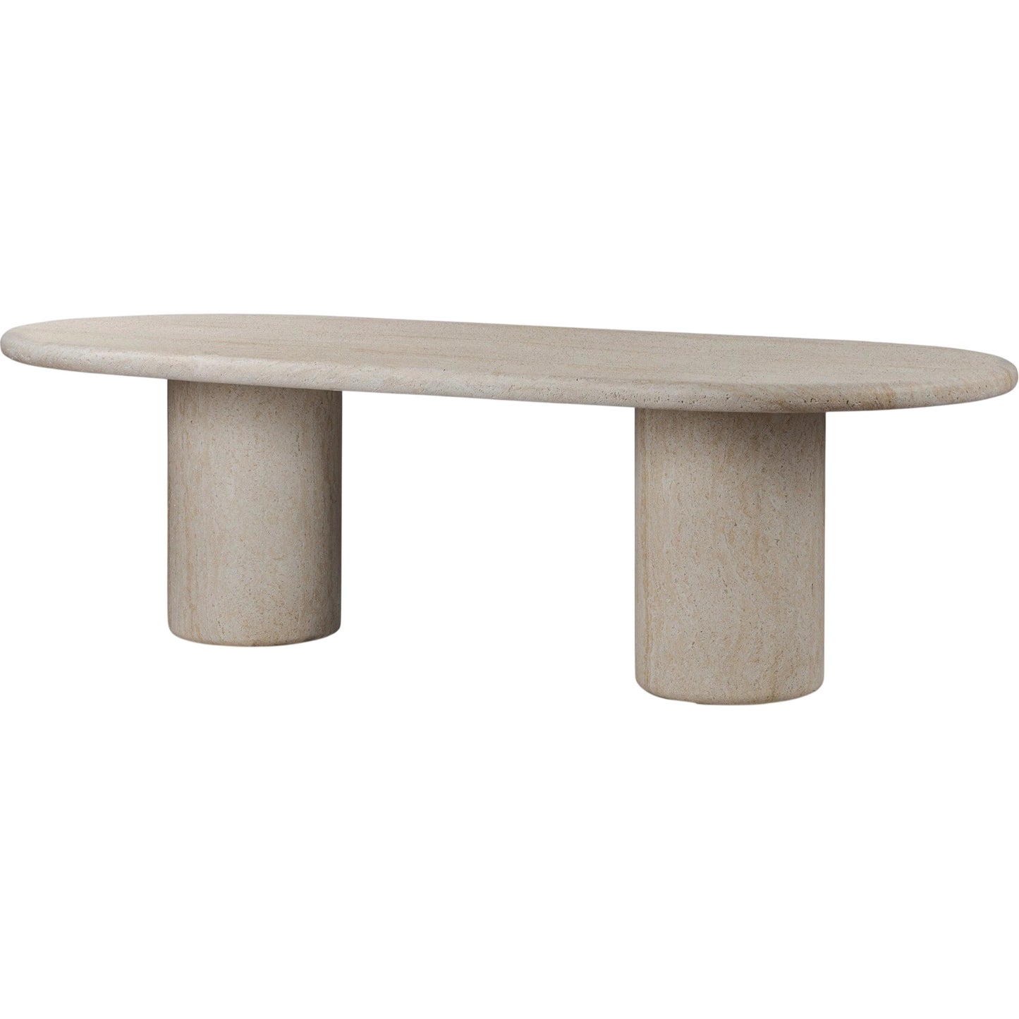 001 SI-2519267 | Primary Silo | Poole Outdoor Dining Table by Four Hands in textured sand concrete. Made from solid concrete in a transitional style.