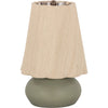 Matte Sage Ceramic, Aged Brass