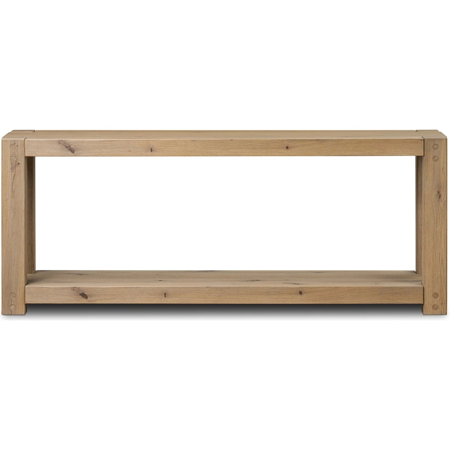 002 SI-2446544 | Additional Silo | Emmer Console Table by Four Hands in aged smoked oak, aged smoked oak veneer. Made from solid oak, thick oak veneer in a transitional style.