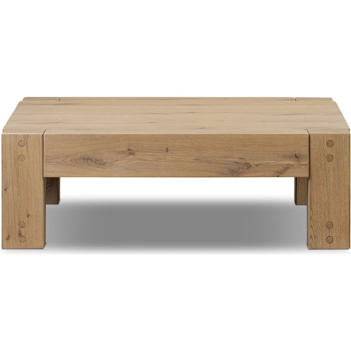 000 SI-2446543 | Additional Silo | Emmer Coffee Table by Four Hands in aged smoked oak, aged smoked oak veneer. Made from solid oak, thick oak veneer in a transitional style.