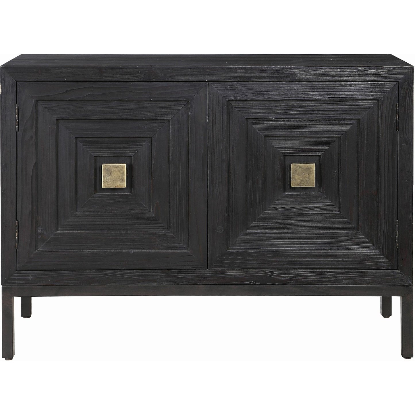 002 SR-766717 | Additional Silo | Aiken 2-Door Cabinet by Uttermost in walnut. Made from fir, iron, mdf in a transitional style.