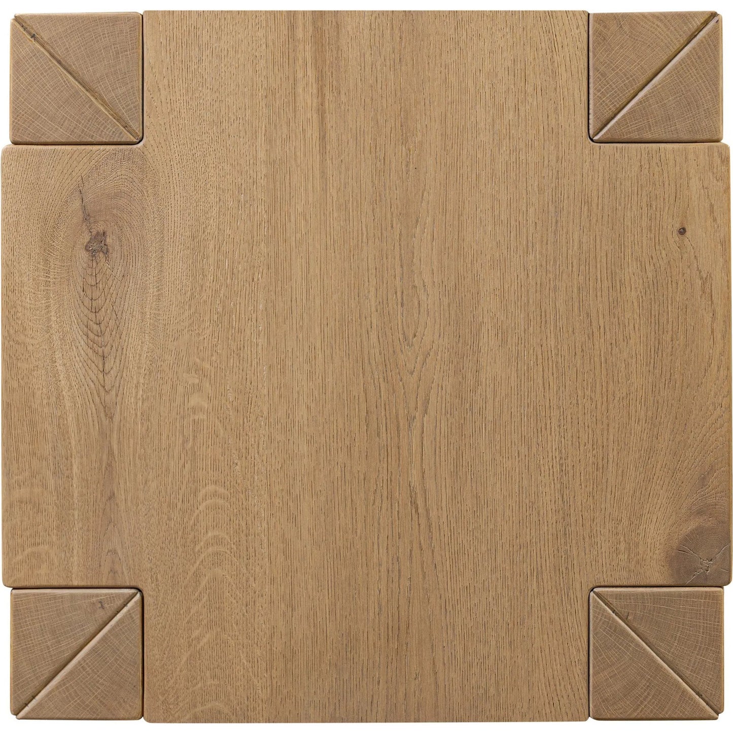 002 SI-2446546 | Additional Silo | Emmer End Table by Four Hands in aged smoked oak, aged smoked oak veneer. Made from solid oak, thick oak veneer in a transitional style.