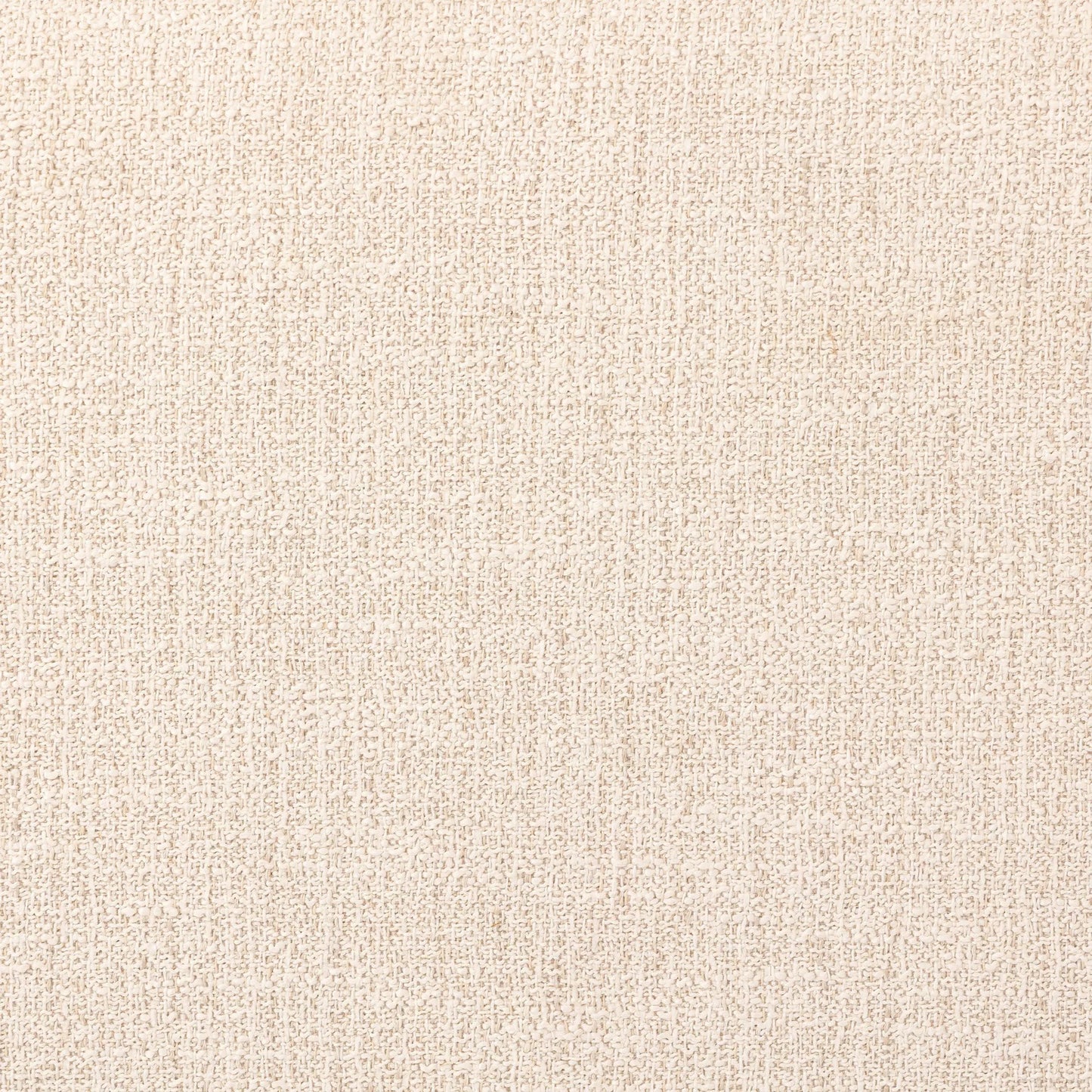 004 SI-2446634 | Closeup | Poe Accent Bench by Four Hands in hampton cream, distressed light oak veneer, black iron. Made from 97% polyester, 2% viscose (rayon), 1% flax/linen, oak veneer, iron in a transitional style.