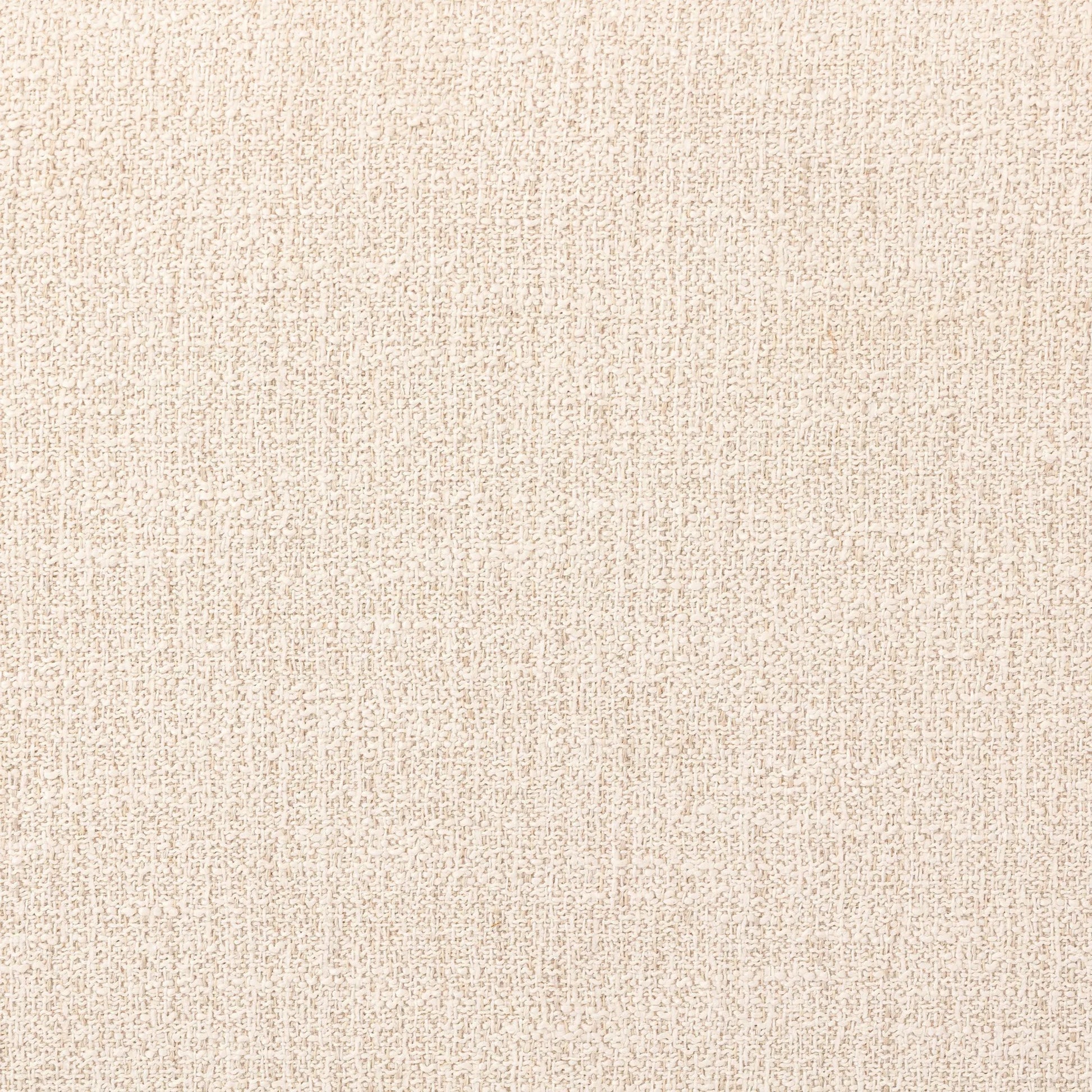 Poe Accent Bench by Four Hands in hampton cream, distressed light oak veneer, black iron. Made from 97% polyester, 2% viscose (rayon), 1% flax/linen, oak veneer, iron in a transitional style.