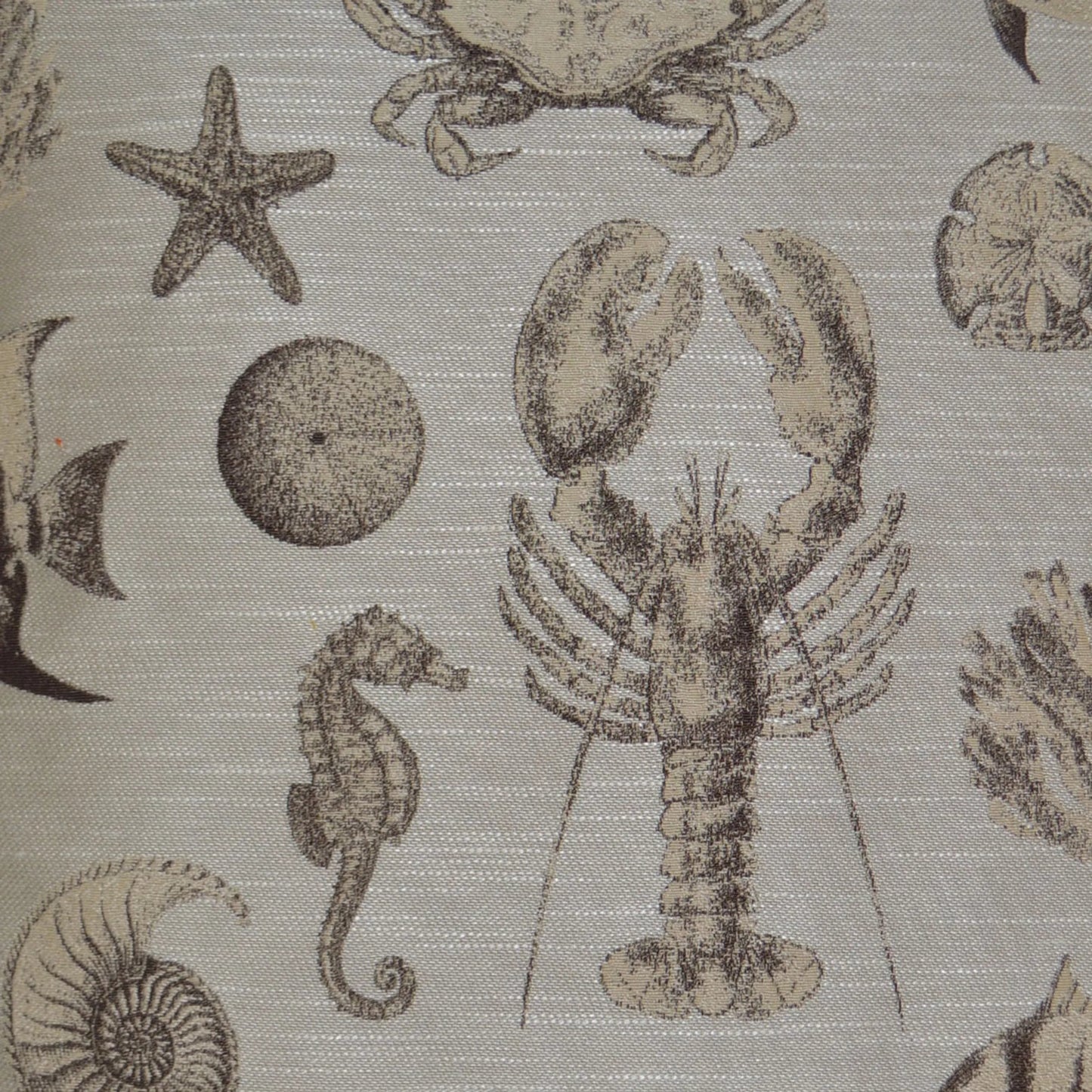 002 SI-2382201 | Closeup | Seafaring Pillow by DV Kap Home in sand. Made from 74% polyester, 26% rayon in a coastal style.