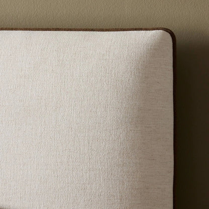 Cambria Bed by Four Hands in crypton nomad snow, crypton nomad mushroom. Made from 92% polyester, 8% flax/linen in a transitional style.