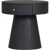 Black Linen, Light Antique Brass