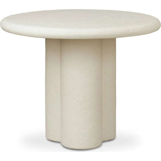 Grano Bistro Table by Four Hands in plaster molded concrete. Made from solid concrete in a unique style.