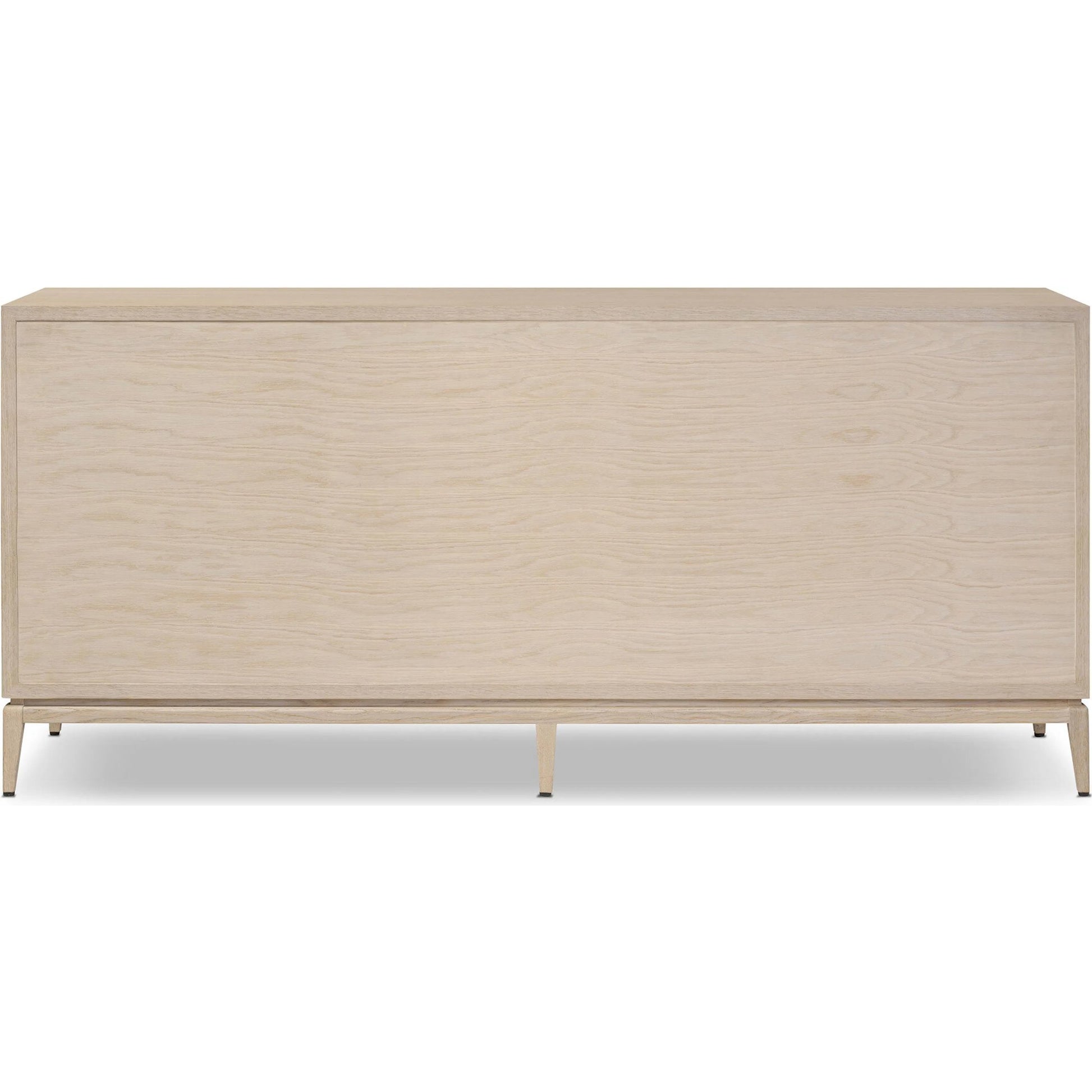 Rosenell 6 Drawer Dresser by Four Hands in natural paper cord, natural oak veneer, natural oak solid. Made from rush, oak veneer, solid oak in a transitional style.