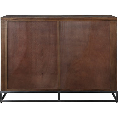Evros Cabinet by Uttermost. Made from reclaimed fir, plywood, iron in a modern style.