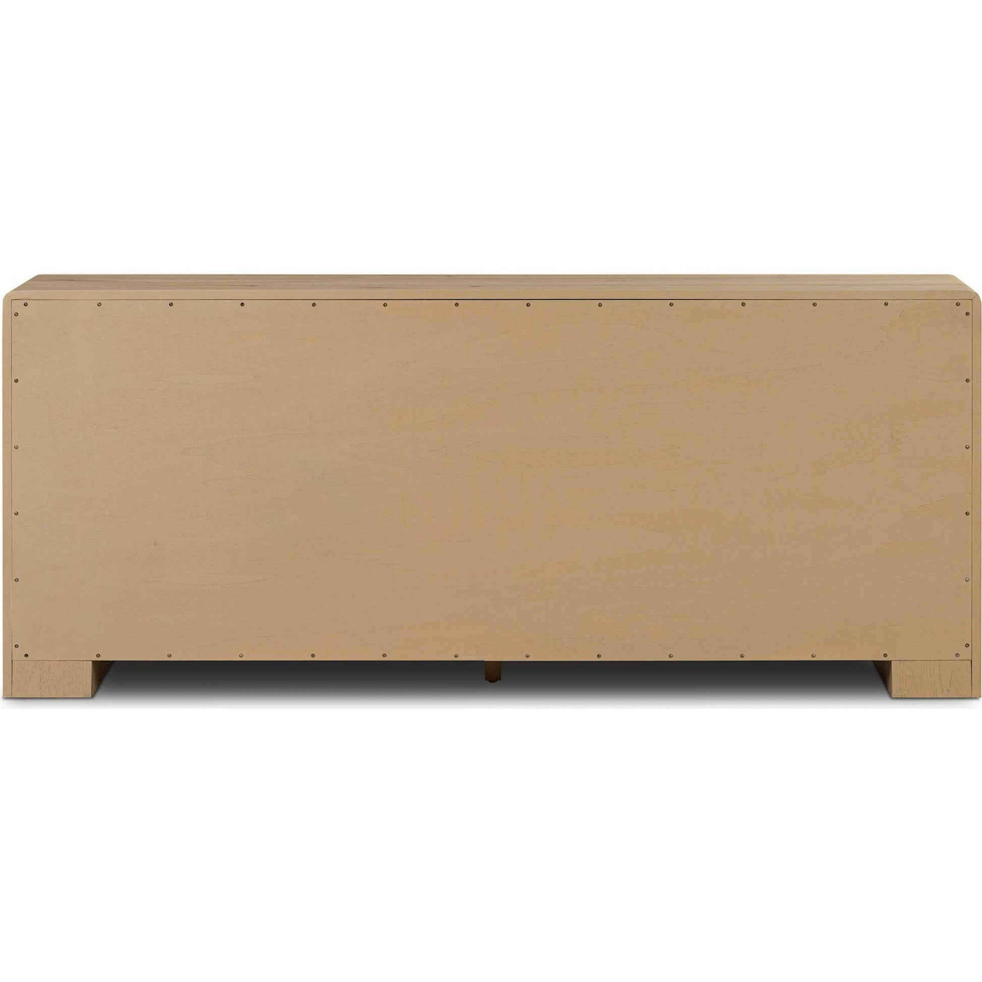 Eden 6 Drawer Dresser by Four Hands in aged smoked oak veneer. Made from thick oak veneer in a transitional style.