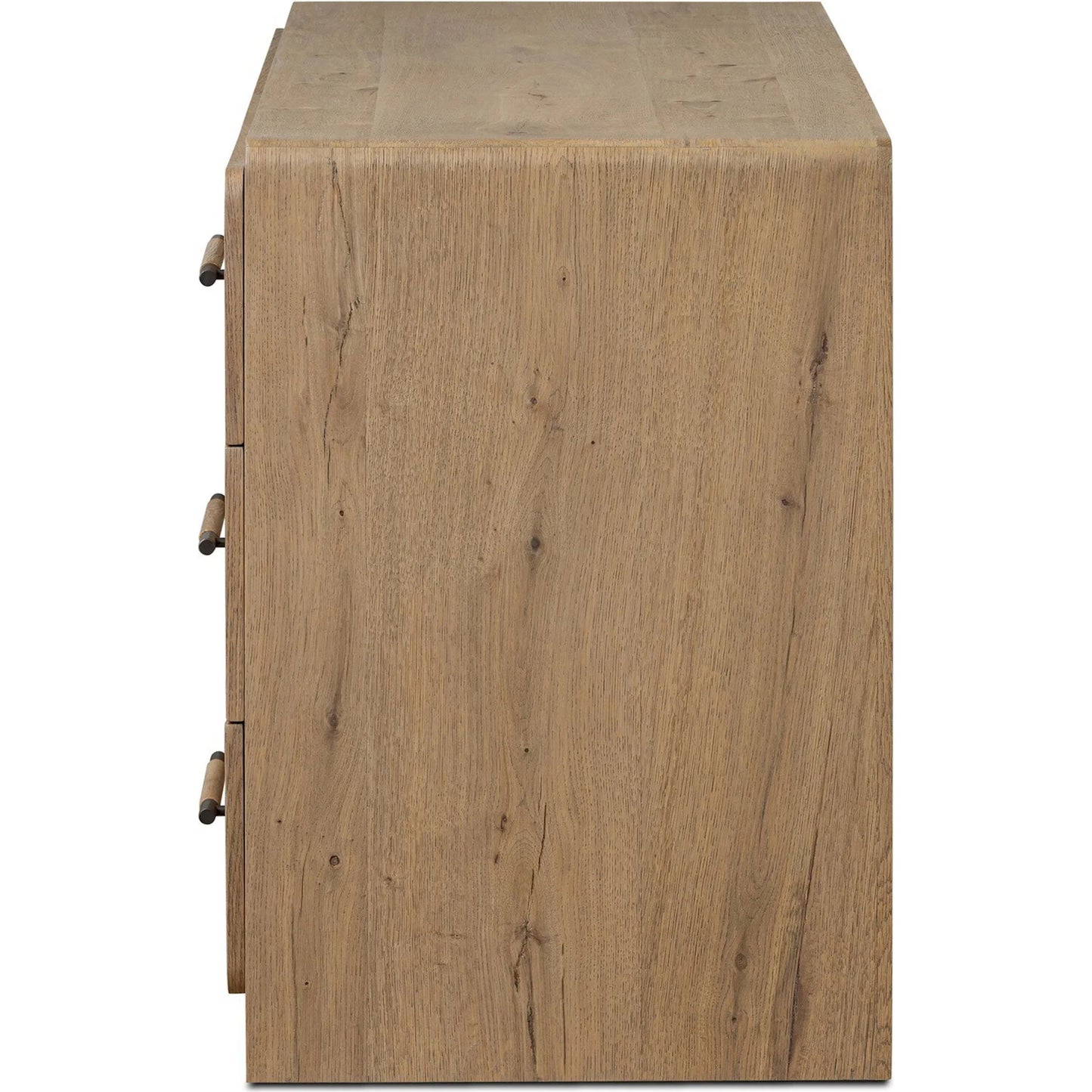 001 SI-2446540 | Additional Silo | Eden 6 Drawer Dresser by Four Hands in aged smoked oak veneer. Made from thick oak veneer in a transitional style.