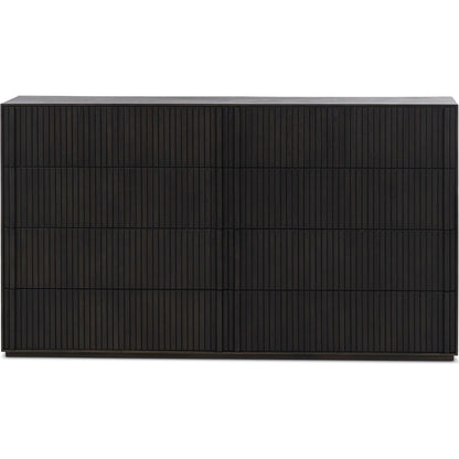 Leo 8 Drawer Dresser by Four Hands. Made from solid oak, thick oak veneer in a unique style.