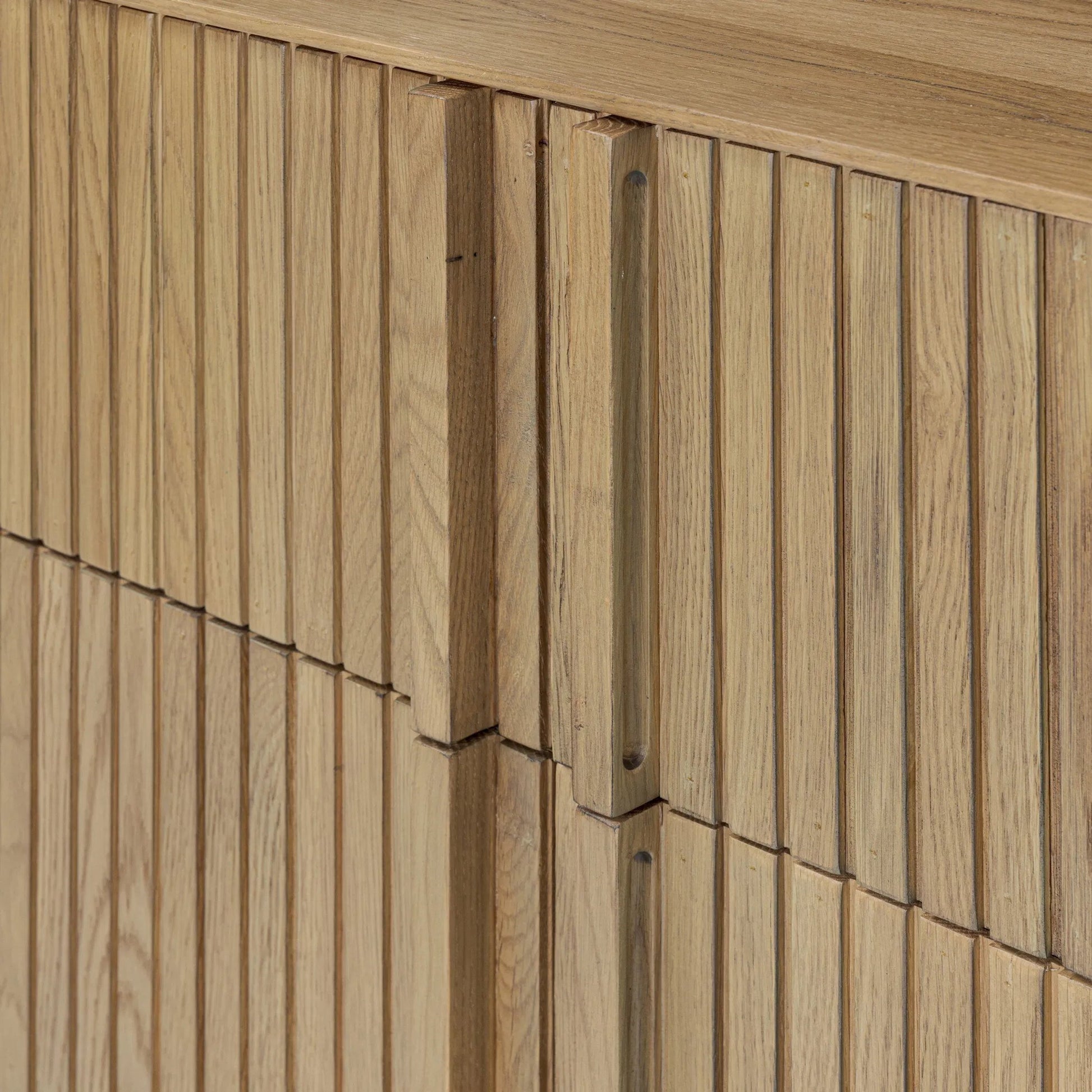 Leo 8 Drawer Dresser by Four Hands. Made from solid oak, thick oak veneer in a unique style.