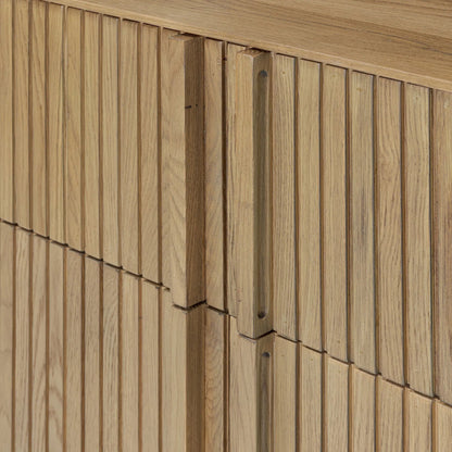 Leo 8 Drawer Dresser by Four Hands. Made from solid oak, thick oak veneer in a unique style.