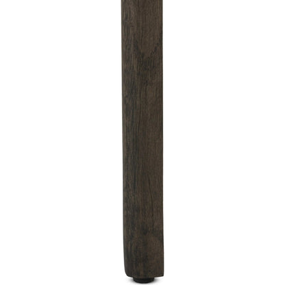 Relo End Table by Four Hands. Made from cast glass, solid oak in a modern style.