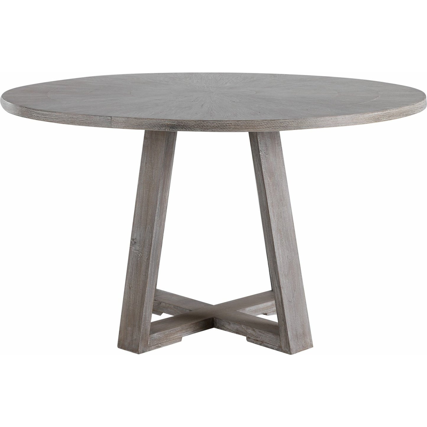 003 SR-766731 | Additional Silo | Gidran Dining Table by Uttermost in gray. Made from elm, oak, oak veneer, plywood, iron in a coastal style.